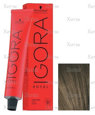 Крем-краска для волос Igora Royal Color Creme 6-0 темно-русый, 60 мл