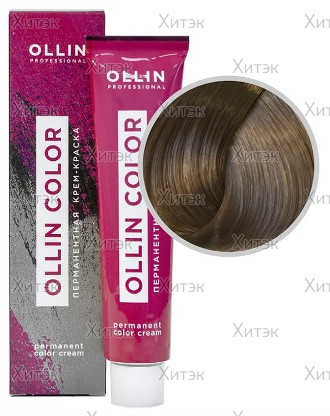 Перманентная крем-краска для волос Ollin Color 8/00 светло-русый глубокий, 100 мл