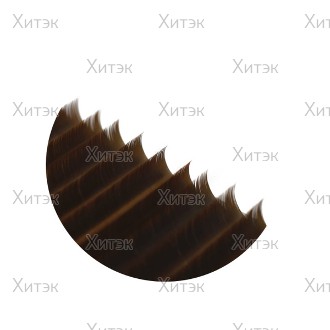 Ресницы Viplash My color темно-коричневые, D 0.07, микс 7-13 мм, 16 линий