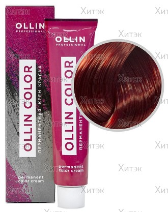 Перманентная крем-краска для волос Ollin Color 7/6 русый красный, 60 мл