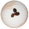 Двухцветный бурлящий шар с кофейными зернами, 130 г