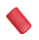Бигуди на липучке Eurostil красные, 36 мм (6 шт)
