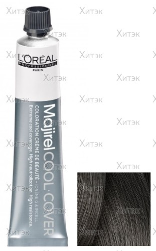 Стойкая краска для волос Loreal Majirel Cool Cover 6.1 темн. блондин пеп., 50 мл