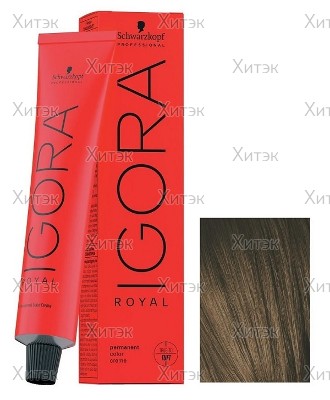 Igora royal крем-краска для волос 7-77 средне-русый медный экстра