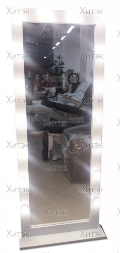 Напольное зеркало передвижное на колесиках 1800*700*450 мм, белый