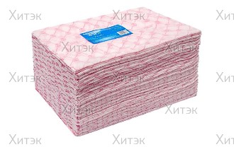 Полотенце большое в пачке 45x90 розовый спанлейс 50 (50шт)