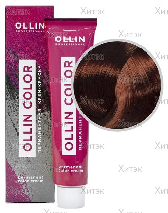 Перманентная крем-краска для волос Ollin Color 6/6 темно-русый красный, 100 мл