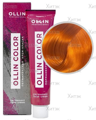 Перманентная крем-краска для волос Ollin Color 8/43 светло-русый медно-зол., 100 мл