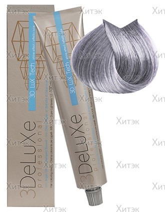 Крем-краска для волос 3DeLuXe 10/11 Платиновый блонд интенсивный пепельный, 100 мл