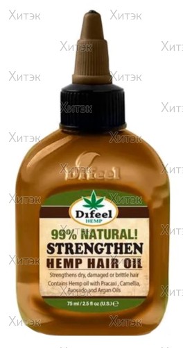 Натуральное укрепляющее масло для волос с коноплей Strengthen Hemp, 75 мл