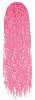 Сенегал твист (люминисцентный) К11/З12 розовый, 45 см