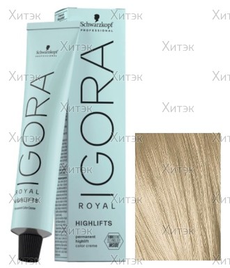 Крем-краска для волос Igora Royal Highlifts 12-4 спец. блондин беж., 60мл