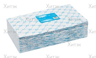 Полотенце малое в пачке 35x70 голубой спанлейс (50 шт)