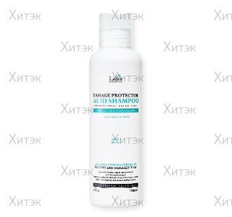Защитный бесщелочной шампунь для поврежденных волос Lador Damage Protector Acid Shampoo, 150 мл