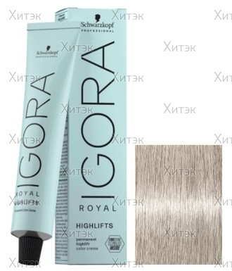 Крем-краска для волос Igora Royal Highlifts 12-21 спец. блонд. пепел. сандрэ, 60 мл