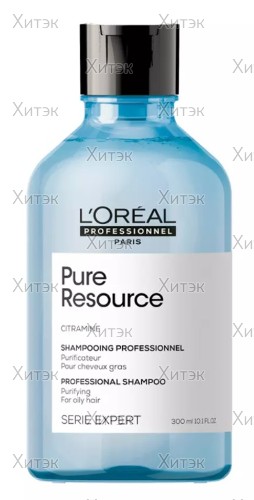 Шампунь Loreal Pure Resource для волос склонных к жирности, 300 мл