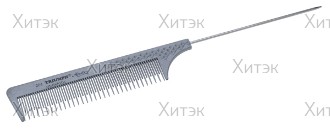 Расчёска с металлическим хвостиком и зубчиками разной длины