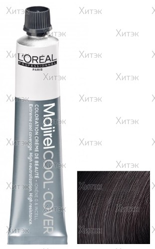 Стойкая краска для волос Loreal Majirel Cool Cover 5.18 св. шатен пеп. мокка, 50 мл