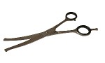 Ножницы парикмахерские для груминга РТ-135(7), изогнутые