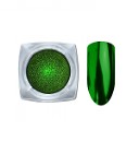 Зеркальный блеск Хром (втирка для ногтей) Cosmake 10 Темно-зеленый, 1 г