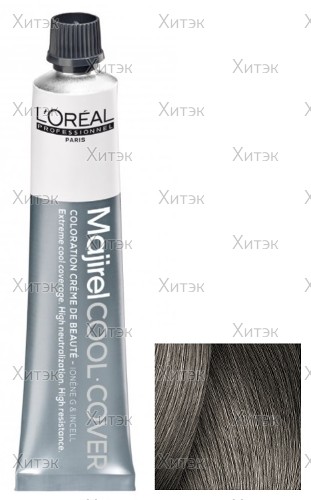 Стойкая краска для волос Loreal Majirel Cool Cover 7.1 блондин пеп., 50 мл