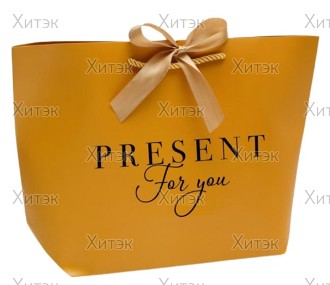 Пакет подарочный "Present for you", 37*25*11 см