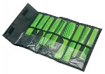 Набор расчёсок в чехле CO-9-Light Green салатовый, 9 шт