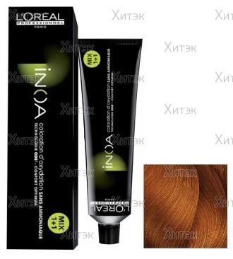 Краска для волос Loreal INOA, 7.43 блонд. медно-зол., 60 мл