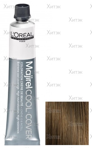Стойкая краска для волос Loreal Majirel Cool Cover 7.3 блондин золотистый, 50 мл