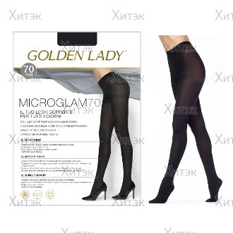 Колготки Golden Lady Micro Glam 70 den, Nero, 2