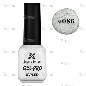 Гель-лак для ногтей "Gel Pro" тон 086, Color Spark Silver, 12 мл