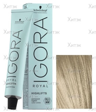 Крем-краска для волос Igora Royal Highlifts 12-2 спец. блондин пеп., 60 мл