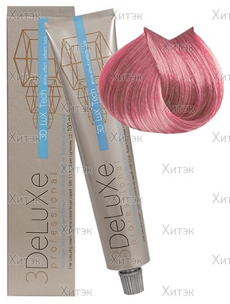 Крем-краска для волос 3DeLuXe Розовый, 100 мл