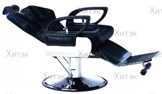 Кресло парикмахерское АТ100 текстурное черное