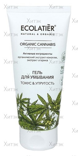 Гель для умывания Organic Cannabis "Тонус и упругость", 100 мл