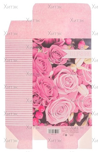 Складная коробка "Прекрасные розы", 16 × 23 × 7.5 см