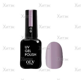Гель-лак для ногтей Oly Style т. 013 серо-лиловый, 10 мл