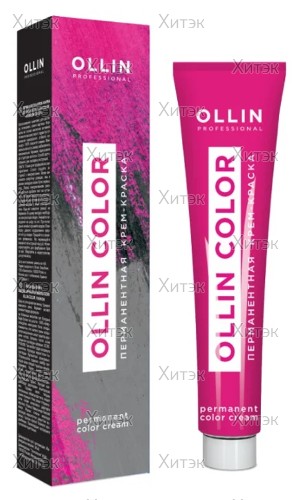 Перманентная крем-краска для волос Ollin Color 5/22 светлый шатен фиол., 100 мл