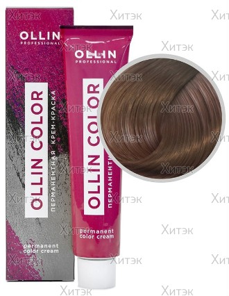Перманентная крем-краска для волос Ollin Color 8/7 светло-русый кор., 60 мл
