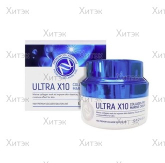 Крем для лица Enough Коллаген Ultra X10 Collagen Pro Marine Cream, 50 мл