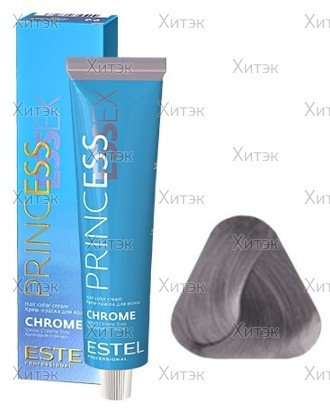 Крем-краска для волос Princess Essex Chrome 8/16 светло-русый пепельно-фиол., 60 мл