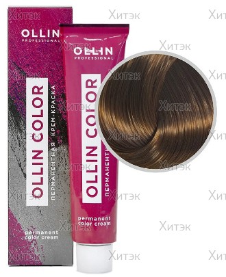 Перманентная крем-краска для волос Ollin Color 7/3 русый золотистый, 60 мл