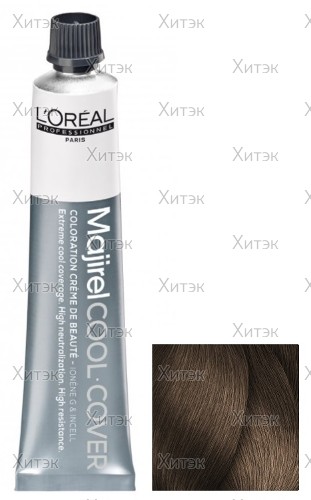 Стойкая краска для волос Loreal Majirel Cool Cover 7.8 блонд. мокка, 50 мл